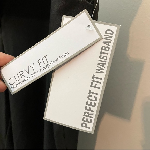 Sag Harbor Stretch NWT Curvy Perfect Fit Pant chocolate Heather 14 Short - Picture 8 of 15